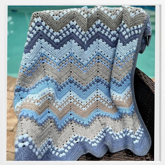 Handmade Blanket Knitting Blanket Gifts - Picture 5 of 6